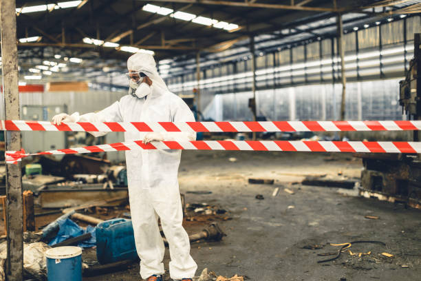 Professional Hoarding Cleanup technician working in Holland, OH
